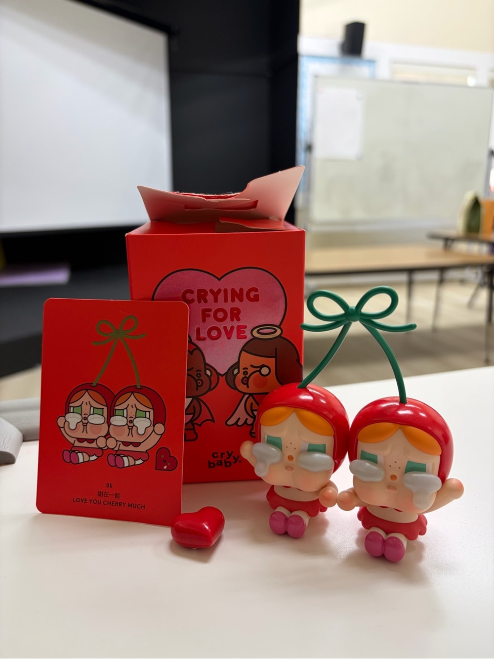 Crying for Love Cherry Twin Dolls - Red by Crybaby
